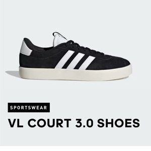 Adidas VL Court 3.0 Black and White Sneakers